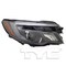 Tyc TYC CAPA CERTIFIED HEADLIGHT ASSEMBLY 20-9715-00-9 - alternate 6